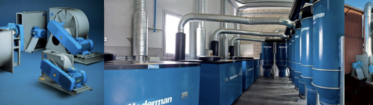 Промышленные вентиляторы и вакуумные насосы Nederman